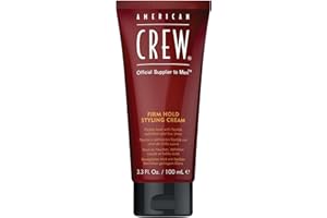 AMERICAN CREW – Firm Hold Styling Cream, 100 ml, krem do włosów dla mężczyzn, produkt do włosów o silnym trzymaniu, produkt do stylizacji nawilżania i naturalnego połysku, do codziennego stosowania