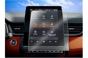 SKTU [2 sztuki] folia ochronna do nawigacji kompatybilna z Renault Captur II/Clio V/Arkana/ZOE GPS nawigacja PET folia ochronna na wyświetlacz przezroczysta folia ochronna na wyświetlacz 9,3 cala