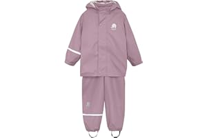 Celavi Unisex Basic Rainwear Set-Solid Pu kurtka przeciwdeszczowa, liliowy, 100