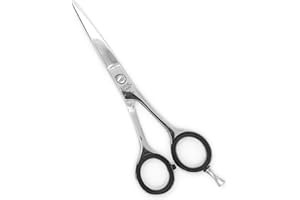 Luuk & Klaas Ciseaux coiffure professionnelle - Ciseau de précision professionnel pour coiffeur et débutant - Extra-tranchant en acier inoxydable haut de gamme pour salon - Ciseau ajustable