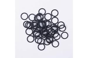 Othmro Lot de 50 joints toriques en caoutchouc nitrile 15 mm OD 11 mm ID 2 mm de largeur