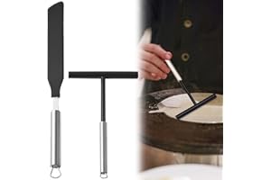 ACBOOR Crepes Distributore, Spargitore e spatola in acciaio inox silicone Utensili da cucina per la casa cucina cottura utensili da cucina cucina per la casa cucina cottura utensili da forno
