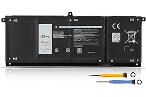 K KYUER H5CKD Laptop Batterie pour Dell Latitude 3410 3510 Inspiron 5300 5401 5408 5501 5502 5508 5509 5400 5406 7405 7300 7306 7500 7506 2-in-1 Vostro 5300 5301 5401 Series JK6Y6 9077G 7T8CD TXD03