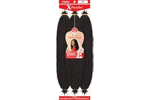 Outre Crochet Braids X-Pression Twisted Up 3X Springy Afro Twist 24" (1-Pack, 1B)