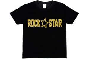 Print4U Girls Kids T-Shirt Rockstar Pop Princess