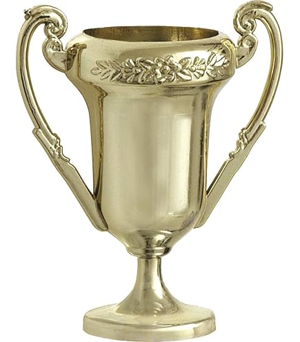 Kit 24 Troféus Estrela Dourados - Prêmios Para Competições E Festas Infantis