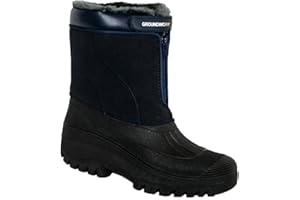 TACK N HACK Adults Waterproof Sole Fur Lined Rain Snow Ski Mucker Boots Size 3-8