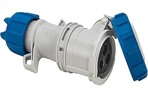 FANTON 71160V Presa CEE IP67, 32A 2P+T, Cablaggio a Vite