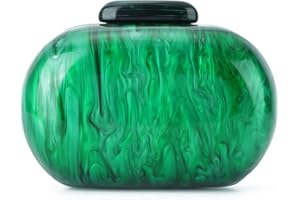 EVEOUT Clutch de Acrílico para Mujer Elegante Carteras de Mano de Fiesta de Acrílico Bolsos Bandolera para Novia Boda Noche