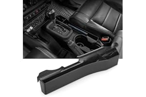 TDHLW GearTray Boîte de Rangement latérale pour Console de Changement de Vitesse, Plateau Organisateur côté Passager pour Jeep Wrangler JK JKU 2011-2017, Accessoires intérieurs, Noir