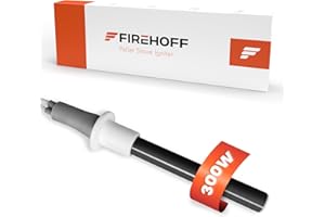 FIREHOFF Bougie céramique pour poêle à granules Spécial MCZ - 300 W, 76/96 mm, diamètre 11,5 mm, à bague avec connecteur Mate-N-Lok - GARANTIE 1 an