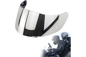 Tadpolez 1 Pezzi Visiera Per Casco da Moto, Visiera Casco,Visiera Del Motociclo Della Lente,Visiera Per Casco Per Moto Sostituzione,Per Agv K1 K3SV K5 Visiera(blu)