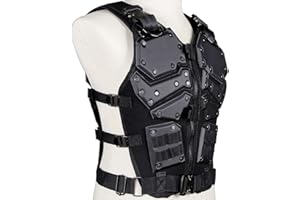 AQZXDC Chaleco Táctico Airsoft EVA, Equipo de Airsoft Deportes Al Aire Libre, Chaleco de Protección Combate Asalto, para CS Paintball Juego Caza Fuerzas Especiales Vestir