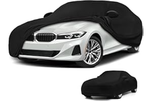 KISTRBA Cubierta de Coche Interior Compatible con BMW Serie 3 2007-2025, elástico Suave satén a Medida, Transpirable, protección contra el Polvo, Cubierta Completa para exposición de Aparcamiento subterráneo