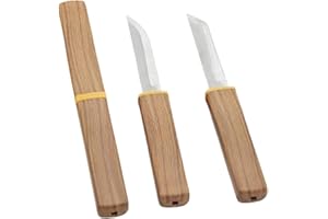 Galica Couteau camping, pique nique, bateau, randonnée 2 couteaux en 1- gain de place, etui fermé = Sécurité- 1 lame Tanto + 1 lame standard