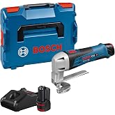 Bosch Professional GSC 12V-13 Ak&uuml;l&uuml; Sac Kesme Makinesi (12 Volt, 2 x 2,0 Ah Ak&uuml;, Şarj Cihazı, 3.600 strok/dak, Kesme Kapasite