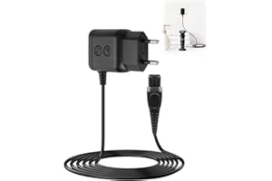 JCSJK 15 V HQ8505 Cargador para Philips Oneblade Norelco Serie 7000 9000 5000 3000, QP6530 QP6520 QP6510 QP6650 QP6620, MG7790 MG7720 MG7710 MG5750, One Blade Adaptador de alimentación Cordón