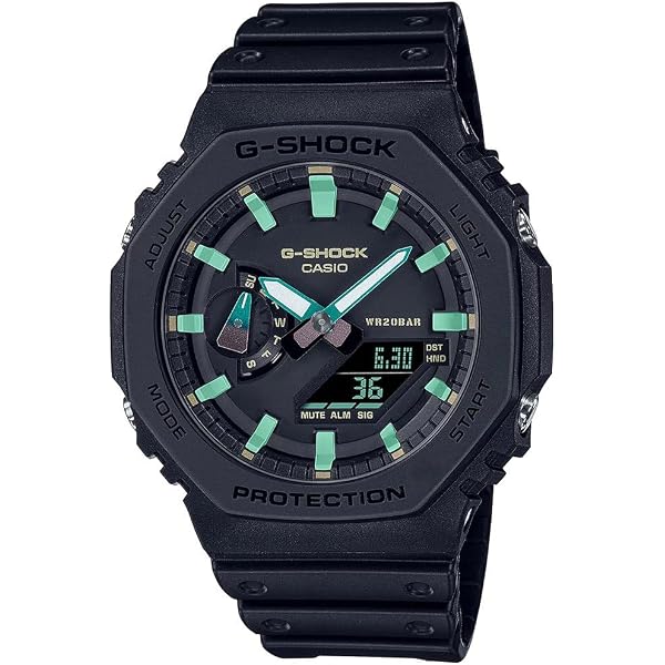 Casio G-Shock GA-010-2AER – Orologio Analogico-Digitale, Grigio, Resistente A Urti E Acqua, Con Cronometro E Timer, Design Sportivo