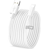 iPhone Charger Cable 3M [MFi Certified], iPhone Cable Fast Charging Long | USB Cable Lightning iPhone Charger Cable Cabo for