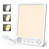Mlife SAD Lamp, SAD Light Therapy Lamp,10000 Lux Portable Daylight Lamp with Wake-up Function & 5 Timer Setting,Sad Light Box for Home/Office Use