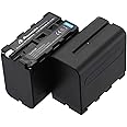 Powerextra NP-F970 2 x Batteria per Sony NP-F970 F960 F930 F950 da 8800mAh per Sony DCR-VX2100 DSR-PD150 DSR-PD170 FDR-AX1 HD