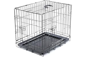 VADIGRAN THINK ANIMAL VADIGRAN Cage Métallique Pliable Classic Noir pour Chien - 63x44x50,5 cm
