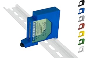 SHELLY HUTSCHIENENHALTER PW3D Hutschienenhalter/Adapter Single für Shelly Dimmer/Dimmer 2 DIN Rail bracket (35mm) (Blau)