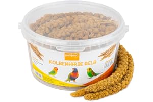 petifool Nourriture pour Oiseaux d'ornement - Jaune - 500 g - 100% Naturel