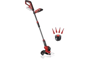 Einhell Akku-Rasentrimmer GE-CT 18/25-1 Li-Solo Power X-Change (18 V, 25 cm Schnittbreite, dreh-/neigbarer Motorkopf, inkl. 20x Kunststoffmesser, 1x Fadenspule, ohne Akku)