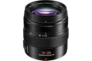 Panasonic LUMIX - Obiettivo per Fotocamera Serie G, 12-35mm F2.8 Leica DG Vario-ELMARIT. Obiettivo intercambiabile per fotocamere digitali mirrorless Micro Four Thirds, Power O.I.S. - H-ES12035 Nero