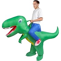 RHYTHMARTS Opblaasbare Dinosaurus Kostuum Voor Volwassenen - Opblazen Kostuums