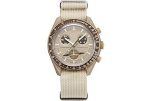 BBZ bracelet nylon 20mm Compatible avec Omega X Swatch Moon Watches Men Women，Vivoactive 3, Forerunner 245/645, Vivomove HR, Galaxy Watch