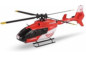 Amewi 25327 AFX-135 DRF 4-kanałowy helikopter 6G 2,4 GHz RTF, czerwony/biały