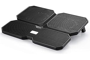 Deepcool ® Multi Core X6 Notebook Cooling Pad 39.62 cm Metal Mesh Panel 2 x 100 mm und 2 x 140 mm Lüfter