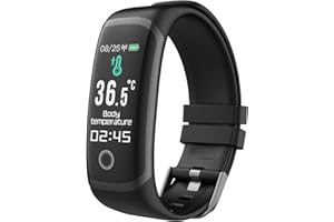 MicLee Damen Herren Fitness Armband Smartwatch mit Pulsmesser Fitness Tracker 0.96 Zoll Farbbildschirm Fitness Uhr Wasserdicht IP67 Aktivitätstracker Schrittzähler Sportuhr Pulsuhren für iOS Android