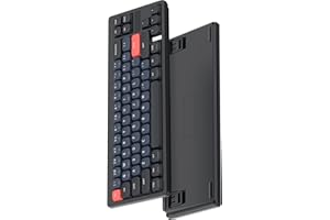 MAGIC-REFINER RKL680 Ultra cienka bezprzewodowa klawiatura mechaniczna, 2,4 GHz/Bluetooth, Apex Pro Mini 60% klawiatura do gier, 68 klawiszy przełącznika liniowego o niskim profilu, do