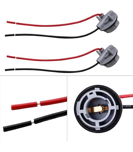 Kit 5 Prese Lampadina 1156 BA15s Per Auto – Cablaggio Per Stop, Frecce E Retromarcia - 5