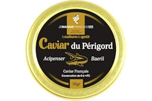 Caviar d'Aquitaine 50 g - Acipenser Baerii - Jemangefrancais.com