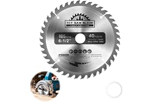 Flintronic 1 st Cirkelsågblad för Trä, Cirkelsågblad 165 x 20 mm 40 Tänder, Cirkelsågblad för Fint Skärand, för Trä, Gipsplat