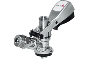 ICH-ZAPFE Tête de fût, Tête de soutirage Micro-Matic Type S, raccord Creuse, Sortie supérieure