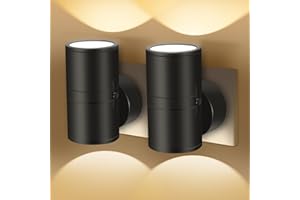 HOTUT Veilleuse Prise Electrique, 2 pièces LED Veilleuse du crépuscule à l'aube avec capteur, blanche chaude, 0-100 LM Luminosité Réglable, Veilleuses à brancher sur le mur pour Chambre, Couloir