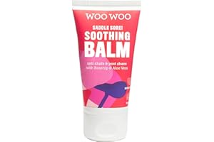 WooWoo Saddle Sore! Womens Soothing Moisturising Balm, Vegan Post Shave Anti Chaffing Cream For Sensitive Skin With Chamomile Rosehip Oil and Aloe Vera - 50ml