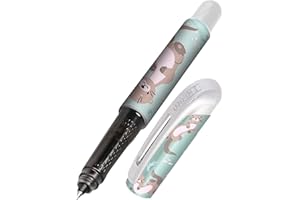 ‎ONLINE Online College Otter Tintenroller mit Patrone I Ergonomischer Rollerball für Rechts- & Linkshänder mit Tier-Design I Tintenroller Kinder & Erwachsene I inkl. Kombipatrone I Made in Germany