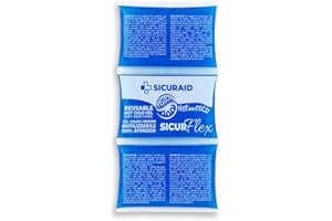 SicurAid Gel Caldo Freddo Riutilizzabile FLEX | Impacco Termico Flessibile Made in Italy per Dolori Muscolari, Cervicali, Articolari e Traumi Sportivi | Ghiaccio Gel Corpo Multiuso – 1 Pezzo