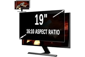 MoSuul Privacy Filtro Schermo per 19 Pollici, Privacy Protezione dello Schermo per la di Laptop & Monitor Pellicola Protettiva Schermo per Notebook 19" 16:10