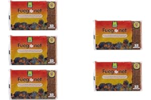 PEYCA Pack 10 Unidades Pastillas de Encendido ecologicas 32uds - Fuegonet. Ideal para barbacoas y chimeneas. Sin Olor. Listas para Usar. Larga duracion.