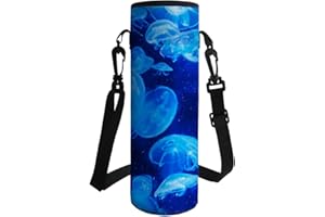 HUGS IDEA Porte-Bouteille Isotherme en néoprène avec bandoulière