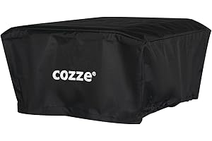MILLARCO cozze Abdeckhaube für 13" Pizzaofen, Passend für E200 Elektrogrill, Wasserdichtes 600D Oxford Material, Maße: 53,5 x 53,5 x 27 cm
