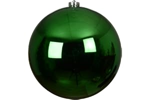 Julgranskulor i plast, 20 cm x 1 styck, julgranskulor, XXL, julgranskulor för jul, julgransprydnad och julgransprydnad, Jolly
