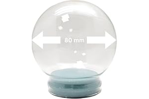 Snowglobe for you 40003 Do It Yourself (DIY) Replacement Glass Dia 80mm